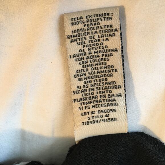 ECI 6 Skater Sweater Dress Textured Black and White Raglan Sleeve Light-Weight - Picture 12 of 12